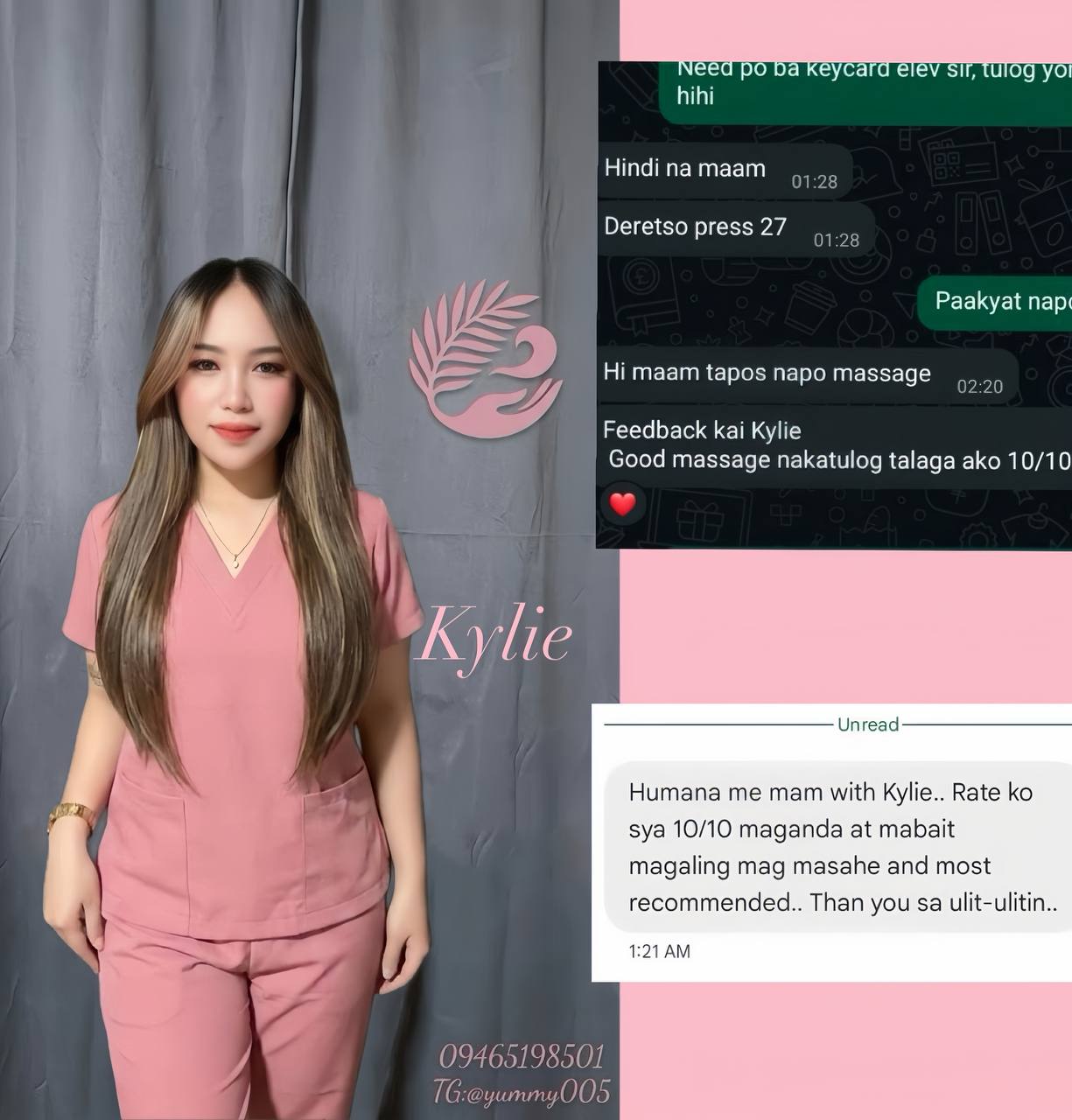 Kylie — Freedom Massage therapist, with client reviews